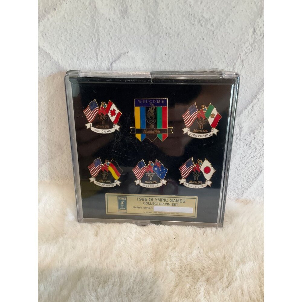 1996 OLYMPIC GAMES COLLECTOR PIN SET (WELCOME) LIMITED EDITION